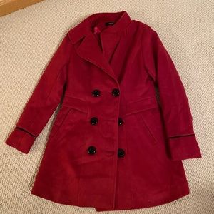 NWOT Berry pea coat